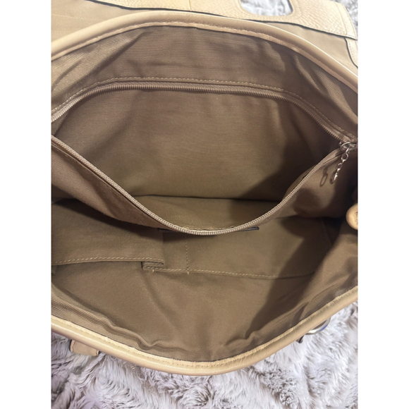 Coach Soho Hamilton Cream Pebbled Cowhide Leather Shoulder Bag SOHO Y2K Satchel - Picture 7 of 10